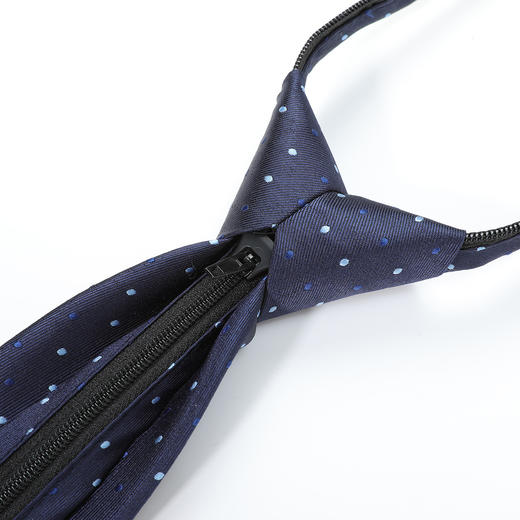 【礼盒款&简约波点】罗蒙8厘米拉链领带婚礼婚庆时尚通勤男士领带 商品图4