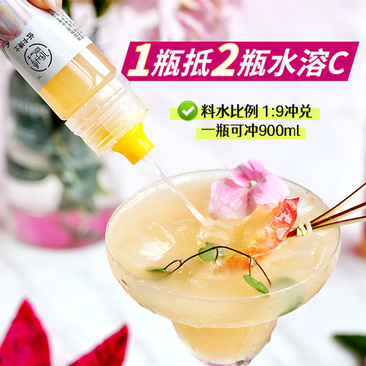 专属-低卡博士水果c浓缩果汁0蔗糖饮品芭乐水蜜桃柠檬火龙果 商品图3
