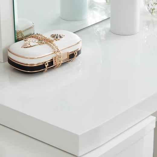 全友家居 现代北欧梳妆台卧室家具小户型妆台妆凳121803 妆台(含妆凳) 商品图1