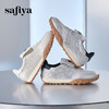 Safiya/索菲娅2024秋设计感小众翻盖透气百搭休闲软底华夫阿甘鞋 SF43112007 商品缩略图1