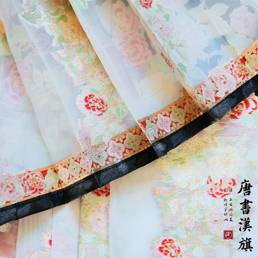 【满庭芳·似锦】马面裙织金妆花改良国风新中式蔷薇黑马面套装 商品图6