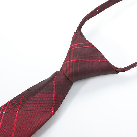 【礼盒款】罗蒙7厘米拉链领带婚礼婚庆百搭舒适时尚有型男士领带 商品图2