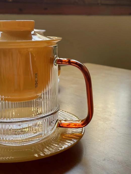 小罐茶园盖碗杯茶水分离白瓷茶杯泡茶杯子水杯工夫茶具咖啡杯 商品图12