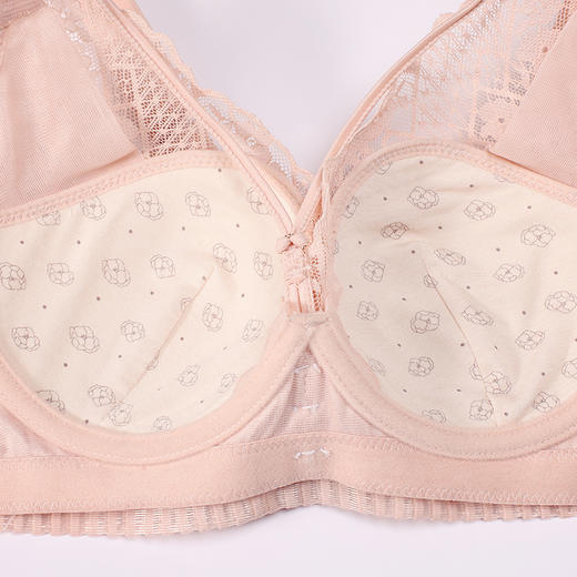 都市丽人内衣聚拢升杯常规文胸蕾丝A:薄BC:超薄文胸3/4杯三排扣记忆钢圈YBT2C8 商品图14