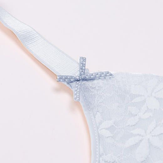 都市丽人内衣自然舒适常规文胸蕾丝A:加加厚B:中厚文胸3/4杯三排扣无钢圈LBT1M2 商品图10