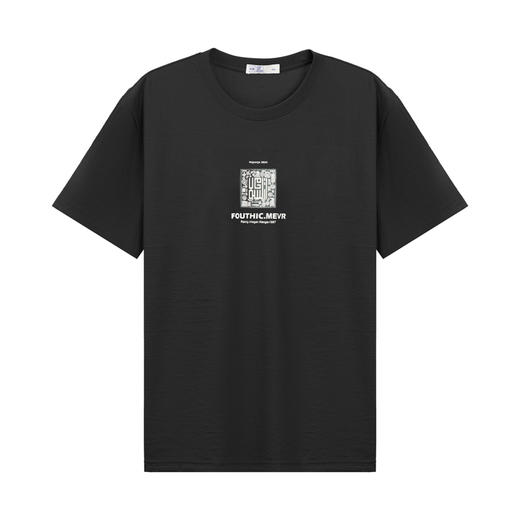 【断码清仓】HX 夏季圆领短袖T恤S102423046101/02 商品图2