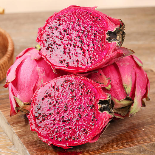 【广西红心火龙果】清甜新鲜 汁水充足 果肉软嫩顺滑 4.5斤装 商品图0