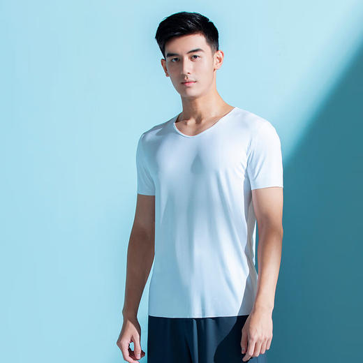 【3F】IVU莫代尔抗菌短袖T恤情侣男女款可外穿家居服UD00091 商品图0