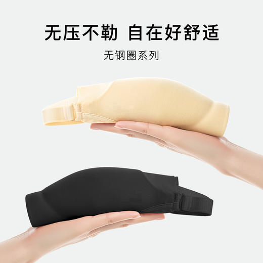梦芭蒂抹胸防走光裸感无痕内衣女轻薄透气托胸防下垂收副乳文胸罩风月清欢 商品图6