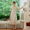 OLrain欧芮儿法式波点连衣裙女夏季2024年新款设计感荷叶边长裙 商品缩略图0