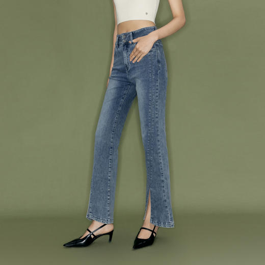 【商场同款】伊芙丽夏牛仔裤1F4150431 商品图1