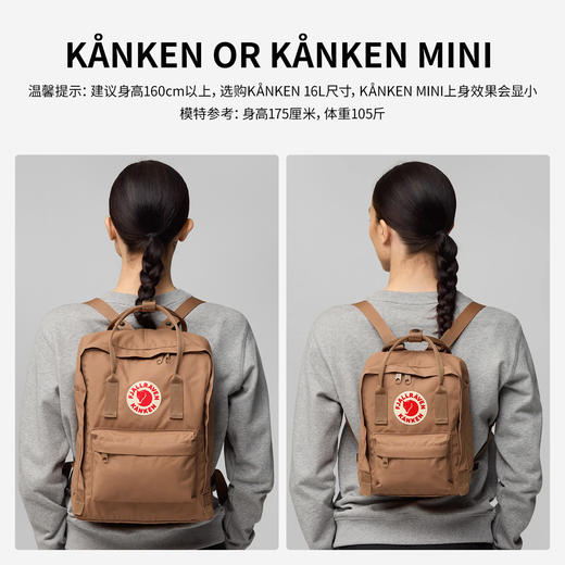 Fjallraven/北极狐双肩背包kanken mini 迷你情侣书包背包女23561 商品图2