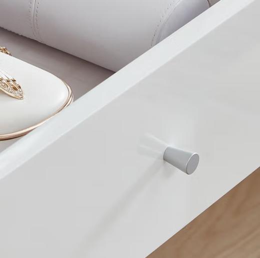 全友家居 现代北欧梳妆台卧室家具小户型妆台妆凳121803 妆台(含妆凳) 商品图2