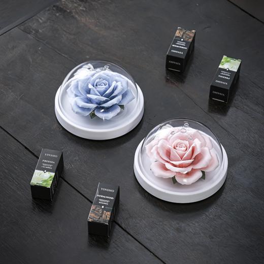 【积分兑换】非遗手捏玫瑰瓷花香薰礼盒 商品图4