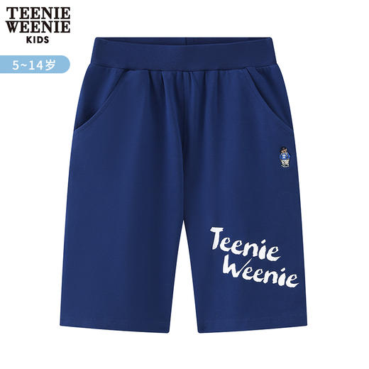 TeenieWeenie Kids小熊童装夏季男童宽松印花舒适百搭短裤TKTM24Y604R 商品图4
