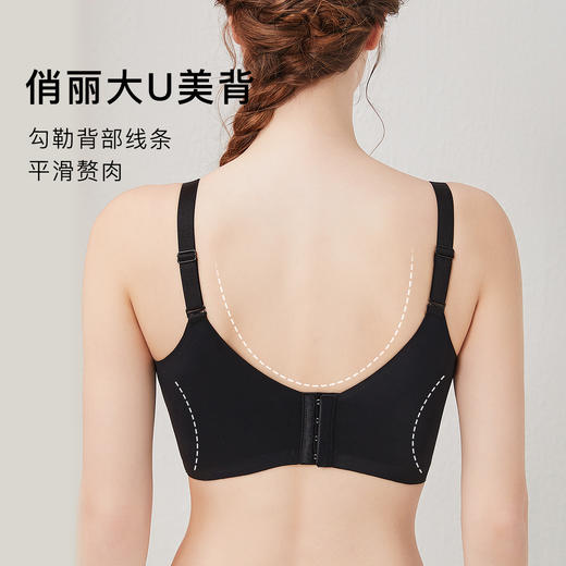 梦芭蒂抹胸防走光裸感无痕内衣女轻薄透气托胸防下垂收副乳文胸罩风月清欢 商品图4