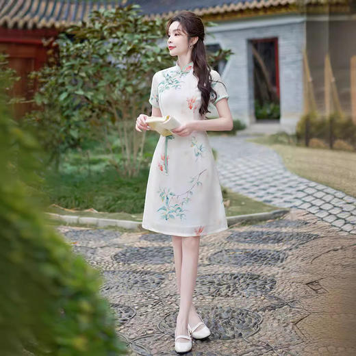 2024年新款短款旗袍TMY7704 商品图0