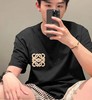 重磅渠道  my公司无标  loew毛巾绣长款短袖T恤  男女同款 商品缩略图1