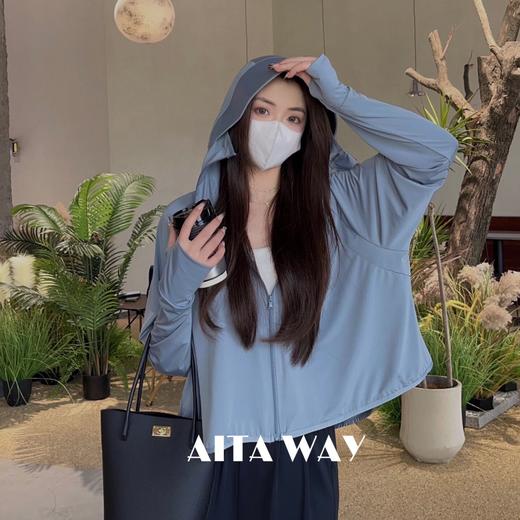 【意大利🇮🇹AITA WAY 黑胶帽斗篷防晒衣】黑科技防晒凉感面料 商品图3