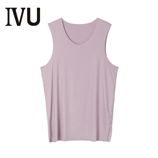 【3F】IVU抗菌无袖T恤男女可外穿家居上衣UD00092 藕色LAV L 商品图1