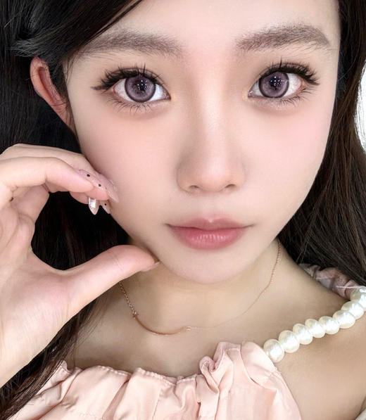 [韩国美瞳]  onlycon 韩产半年抛 超划算自然素颜放心入大黑片小黑片 优选MHPS含硅材质无惧敏感眼一副（2片） 商品图13