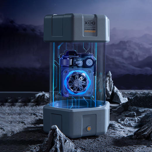 猫王收音机猫王音响 XOG机械光域Cube典藏版无线蓝牙音箱赛博风音响指尖陀螺七夕礼物送男友 星舰灰/原力白 商品图0