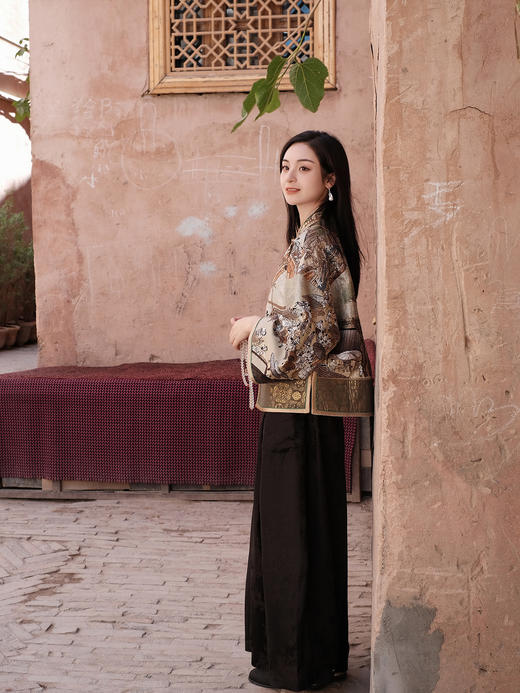 盛唐牡丹盛奢系列|清明上河图苏绣满绣外套(特殊商品不退不换) 商品图4