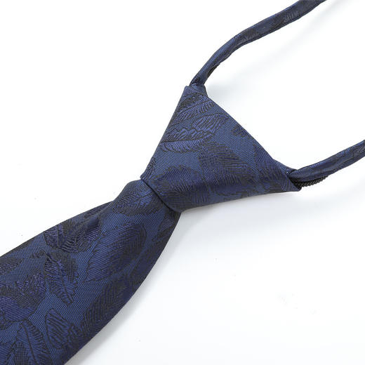 【礼盒款&精致花纹】罗蒙8厘米拉链领带时尚有型婚礼婚庆男士领带 商品图3