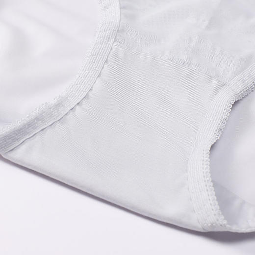 都市丽人内裤宽版包覆平角裤蕾丝+泳布女士内裤YPT4S3 商品图9