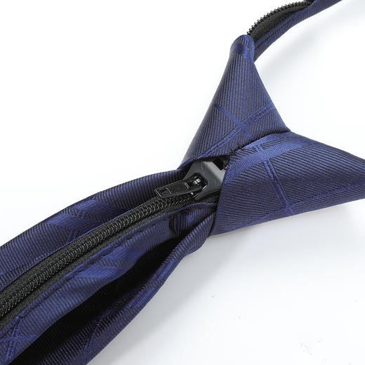 【礼盒款】罗蒙男士领带婚礼婚庆百搭斜纹简约方便6厘米拉链领带 商品图5