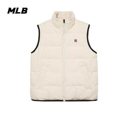 MLB羽绒马甲男女外套运动服NY秋冬宽松保暖背心3ADVB0326 商品图0