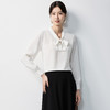 【系带领】罗蒙女士长袖衬衫优雅气质百搭舒适时尚有型套头衬衣女 商品缩略图3