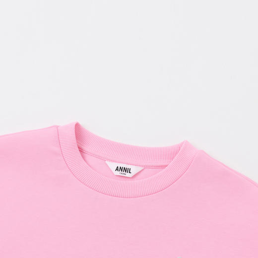 女童空气层暖卫衣秋季新款安奈儿童装AG431519 商品图4