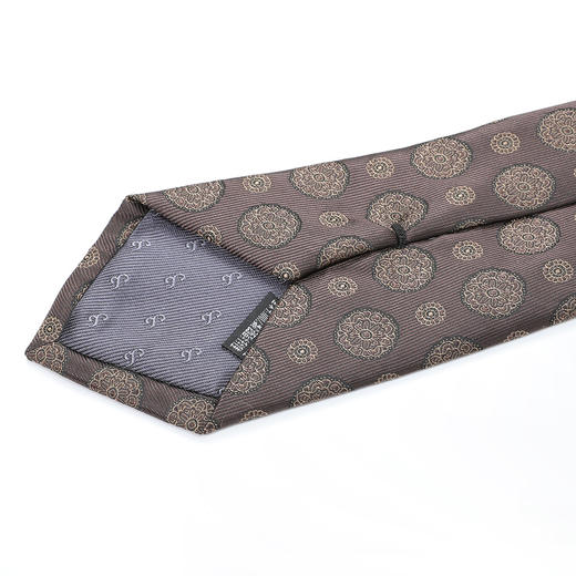 【礼盒款】罗蒙8厘米拉链领带简约花纹成熟稳重百搭舒适男士领带 商品图8