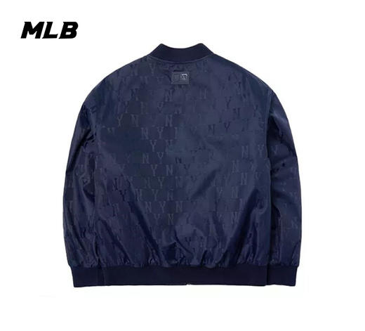 MLB男女情侣老花NY满印加厚棒球服夹克外套3AJP25016 商品图3