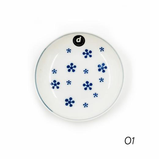 丸直制陶 小碟（任意花色） 商品图0