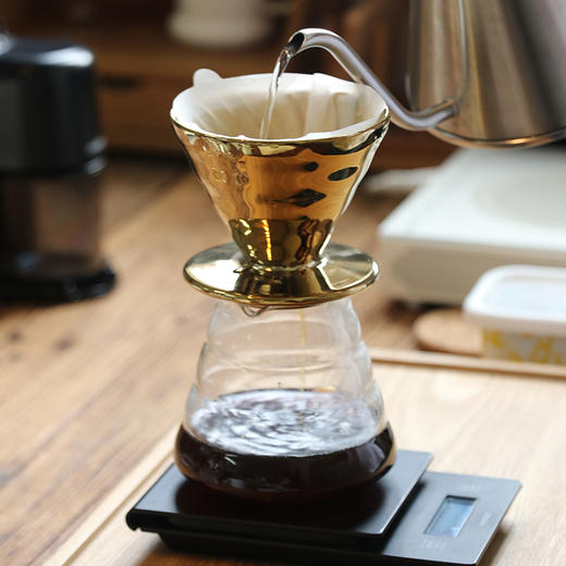 【HARIO】电镀V60陶瓷滤杯滴漏式咖啡杯手冲咖啡过滤杯VDC 商品图2