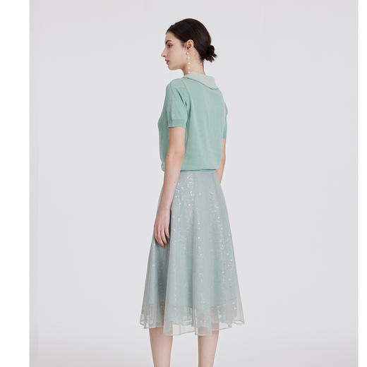 司歌蕾丝亮片伞裙仙气半裙C891222X 商品图3