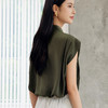 玳莎宽肩无袖真丝衬衫女2024夏季新款100%桑蚕丝通勤宽松上衣  EB31005 商品缩略图3