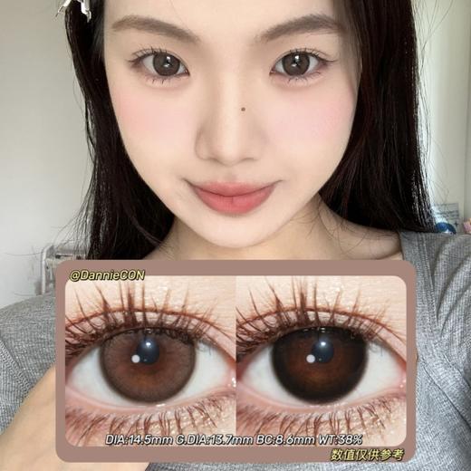 DORAGINA半年抛·茶包仔&幼稚鬼·14.5mm(着色参考13.7mm) 0-1000度(无525/575) 韩产进口·(建议佩戴3-4个月左右更换) 商品图0