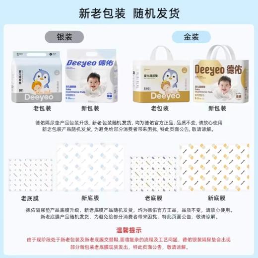 德佑婴儿隔尿垫金装一次性护理垫防水夏季宝宝 商品图3