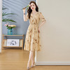 轻奢时尚气质，洋气减龄收腰连衣裙HR-MLJL88018 商品缩略图1