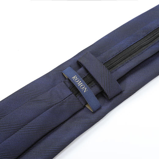 【礼盒款】罗蒙8厘米拉链领带经典简约商务通勤男士领带工作正式 商品图4