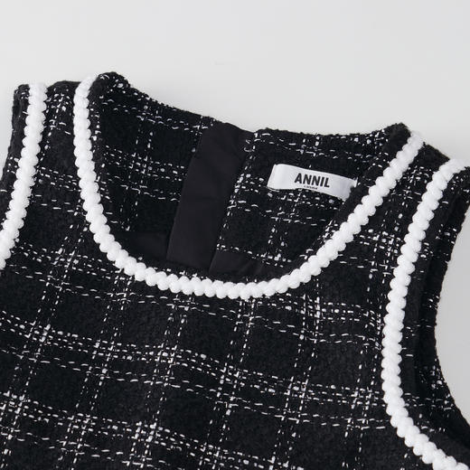 【实体店同款】女童小香风甜美连衣裙秋季新款安奈儿童装AG433522 商品图4