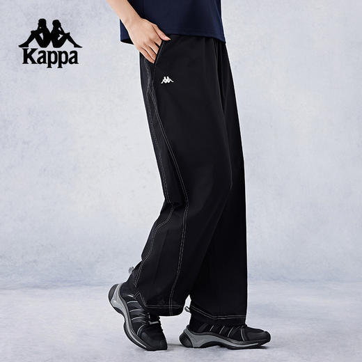 Kappa卡帕背靠背运动裤女2024新款吸湿速干直筒裤休闲长裤子女款K0E62AY44 商品图4