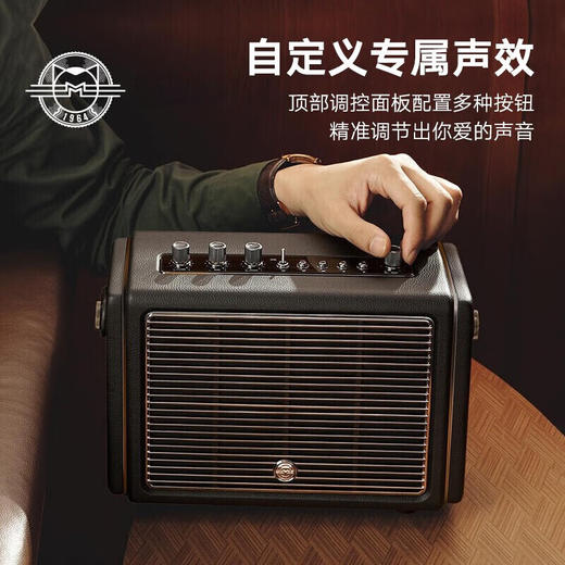 猫王音响猫王音响Mate3/mate4蓝牙音箱麦克风低音炮家用家用手提小音响mate4大音量便携式户外高音质k歌 商品图3