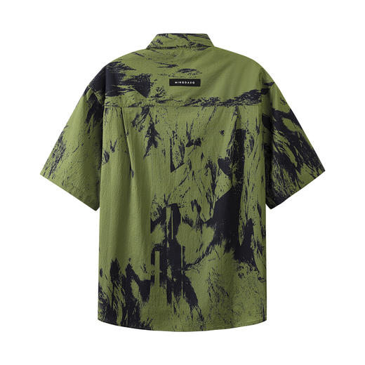 【新品上新】HX 春夏季翻领短袖衬衫/Z103420017101/02 商品图1