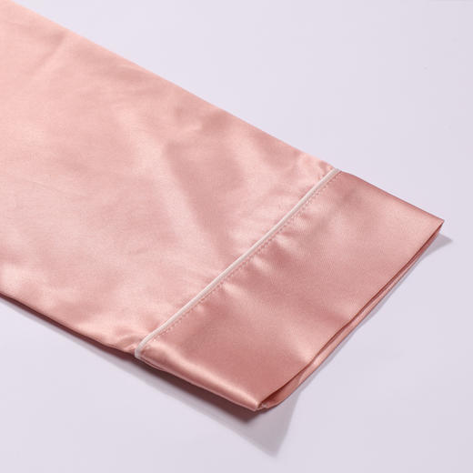 都市丽人睡衣亲情蜜语长袖家居服哑光弹力色丁薄女士丝质套装LHT0B8 商品图6