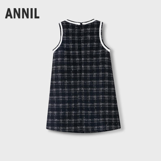 【实体店同款】女童小香风甜美连衣裙秋季新款安奈儿童装AG433522 商品图1