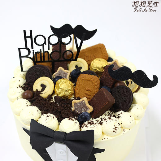 【送男士】 优雅绅士西装蛋糕 愿每位男士至老都是绅士，意气风发~~ 商品图6